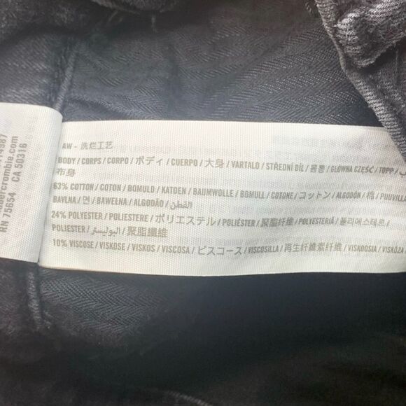 Abercrombie & Fitch Ultra High Rise Super Skinny Ankle Distressed Jeans 26/2 - Picture 9 of 9